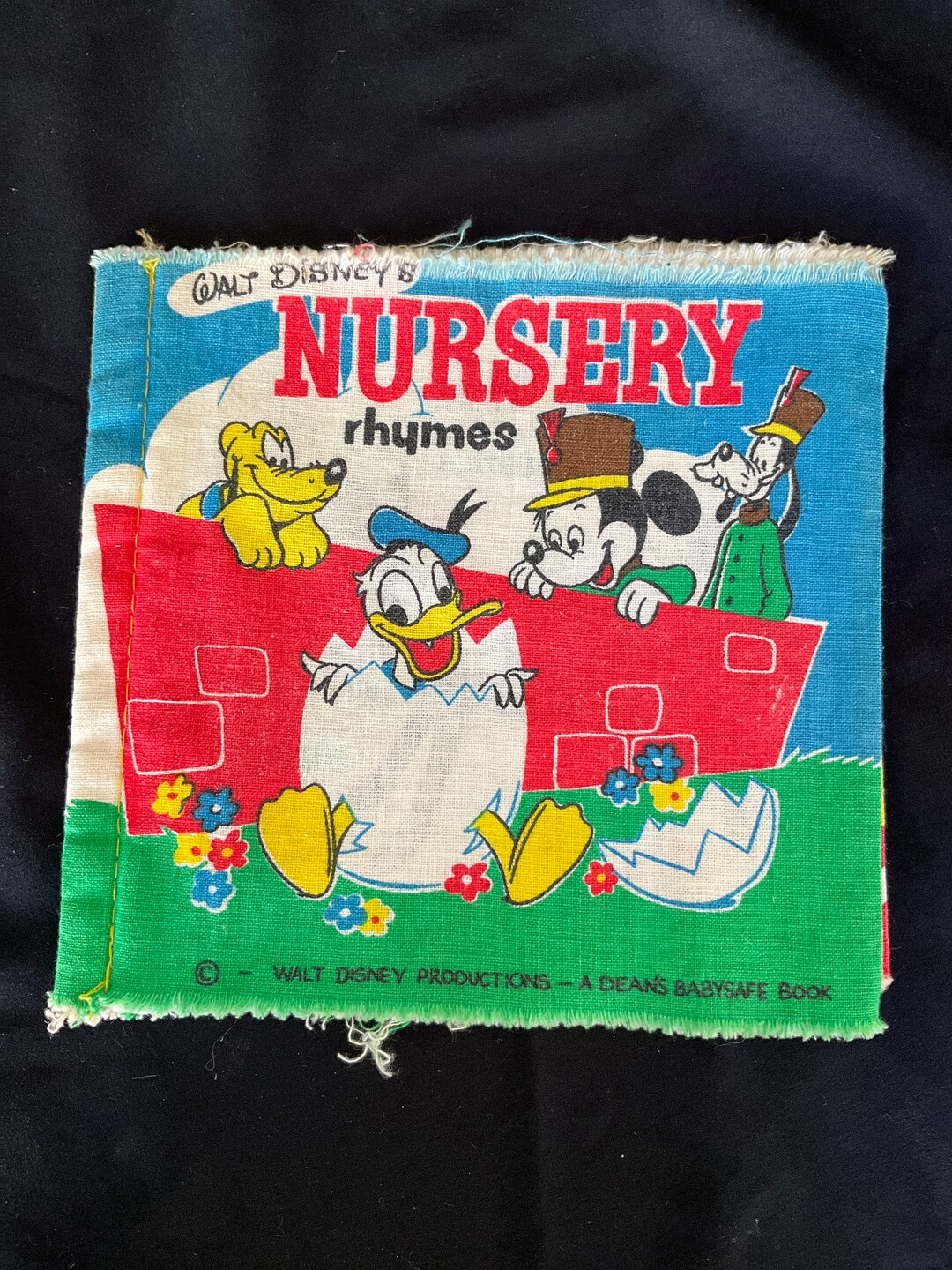 Vintage Walt Disney Nursery Rhyme Deans Rag Book Mickey Mouse 1950’s - Etsy