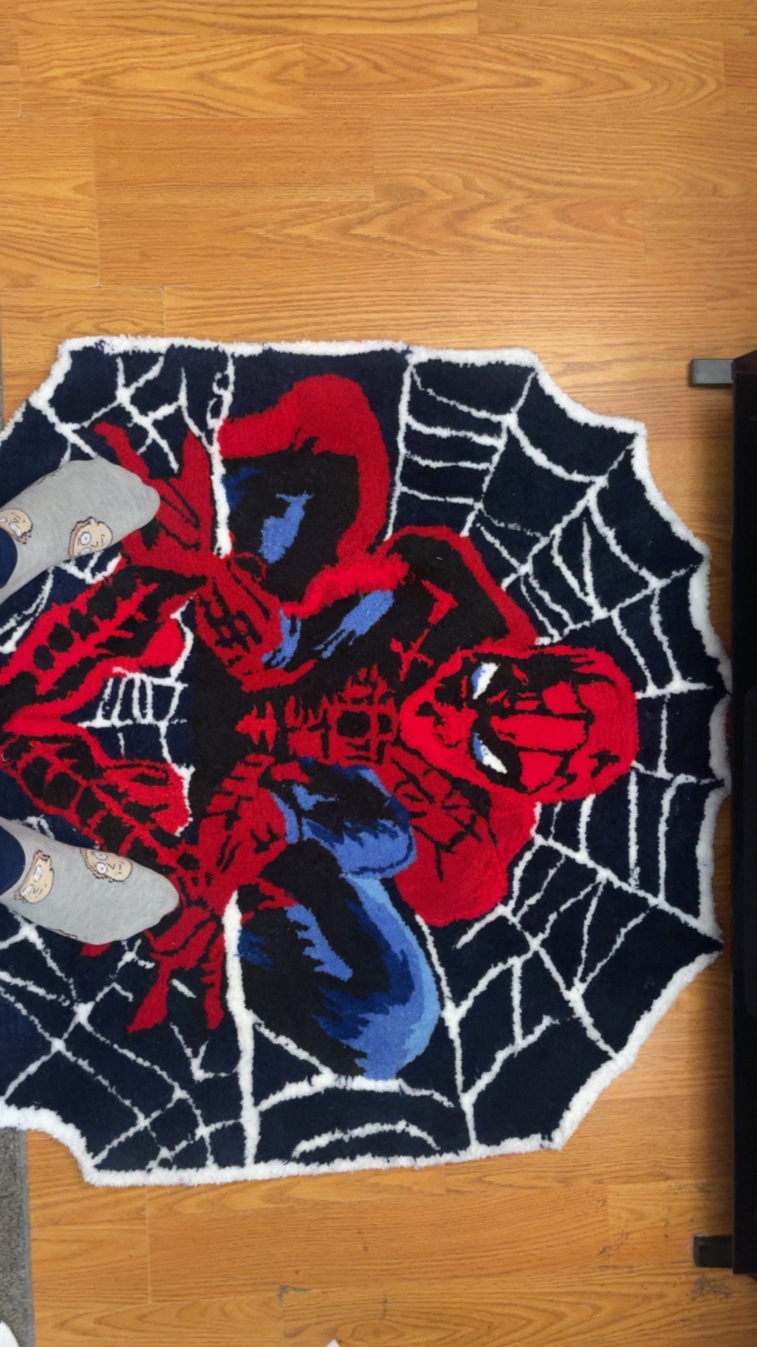 Action Figure Rug The Amazing Spider Man, Marvel Action Figure 100% Handmade Abstract Rug ...