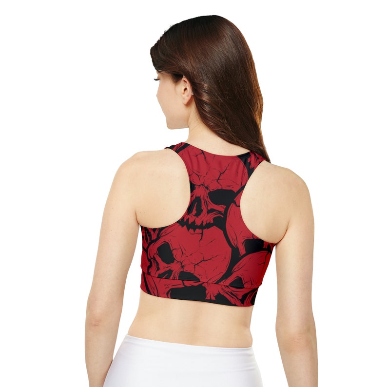 Night Calavera: Dark Skulls Sports Bra main image 0