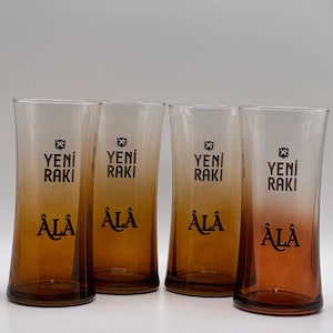 Yeni Raki ALA Glasses set of 4