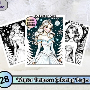28 winterprinses kleurplaten, kerst kleurplaten, winter kleurplaten, vakantie kleurplaten, kleurplaten in grijstinten