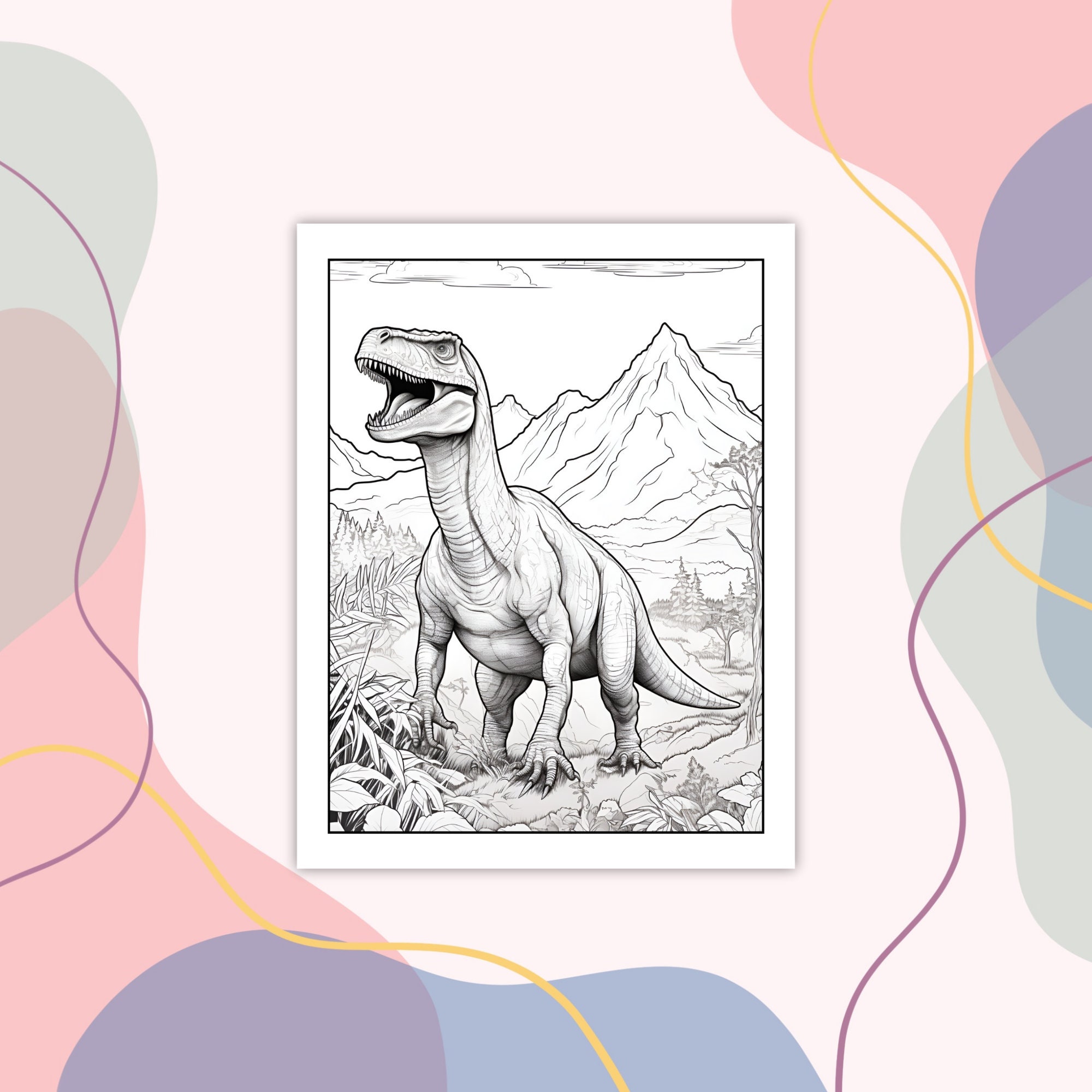 28 Dinosaur Coloring Pages, Printable Dinosaur Coloring Pages for ...