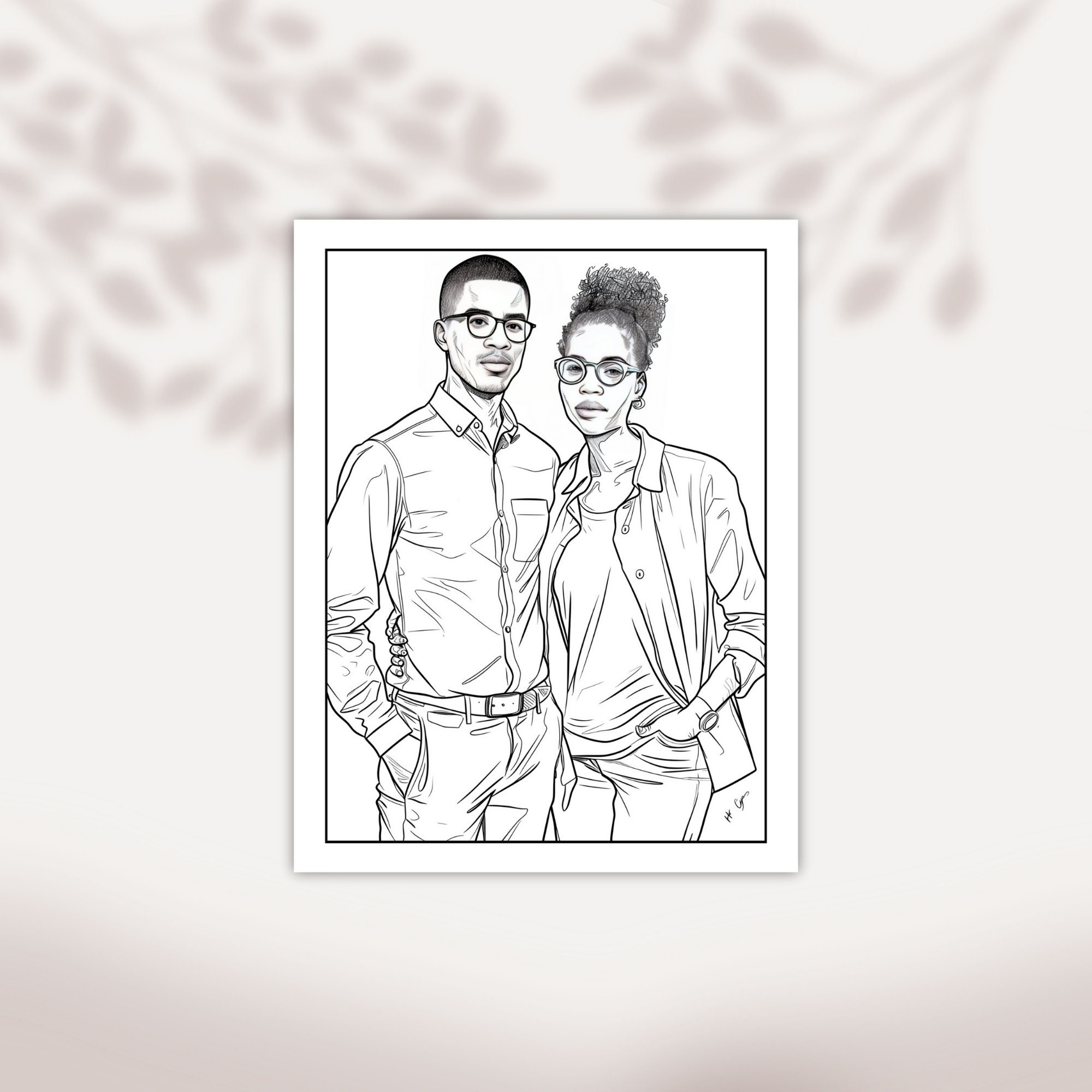 25 Black Couple Coloring Pages - Il Fullxfull.5805430597 L4gd 