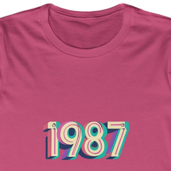 Retro 1987 T-Shirt - Vintage Tee for Nostalgic Throwbacks