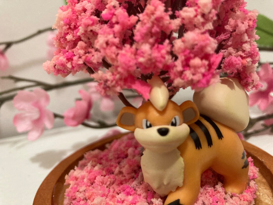 Growlithe Cherry Blossom Dome Etsy