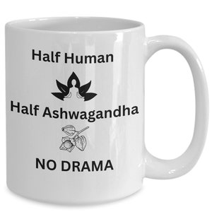 Ayurveda Lovers Gift Ashwagandha Coffee Cug Herb Lovers Gift For Her Him Yoga Healthy Ayurvedic Medicinal Thoughtful Present image 4