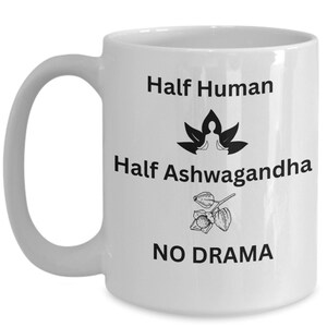 Ayurveda Lovers Gift Ashwagandha Coffee Cug Herb Lovers Gift For Her Him Yoga Healthy Ayurvedic Medicinal Thoughtful Present image 5