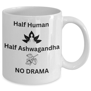 Ayurveda Lovers Gift Ashwagandha Coffee Cug Herb Lovers Gift For Her Him Yoga Healthy Ayurvedic Medicinal Thoughtful Present image 1
