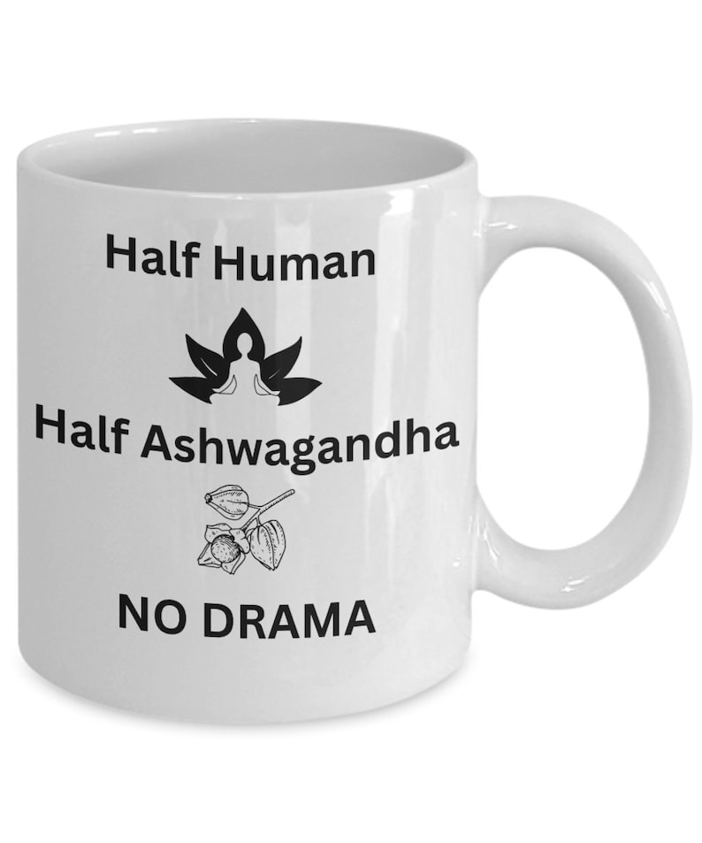 Ayurveda Lovers Gift Ashwagandha Coffee Cug Herb Lovers Gift For Her Him Yoga Healthy Ayurvedic Medicinal Thoughtful Present image 1