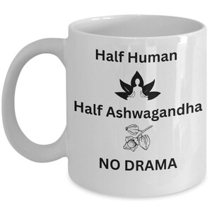 Ayurveda Lovers Gift Ashwagandha Coffee Cug Herb Lovers Gift For Her Him Yoga Healthy Ayurvedic Medicinal Thoughtful Present image 6