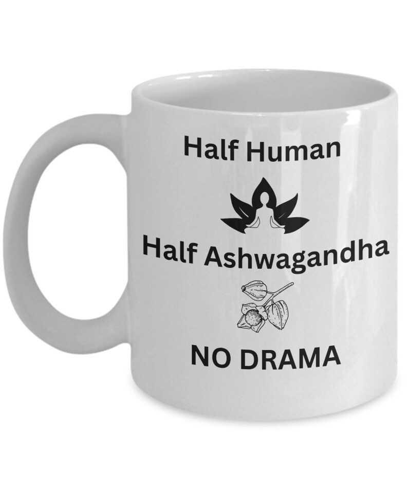 Ayurveda Lovers Gift Ashwagandha Coffee Cug Herb Lovers Gift For Her Him Yoga Healthy Ayurvedic Medicinal Thoughtful Present image 6