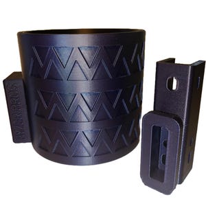 Starry Blue 3-Way Cup Holder-NO DRILLING- 3 sizes-(fits Zuca and similar Disc Golf Carts)