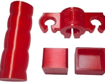 Red Clip 'n Grip Combo (fits Zuca and similar disc golf carts)
