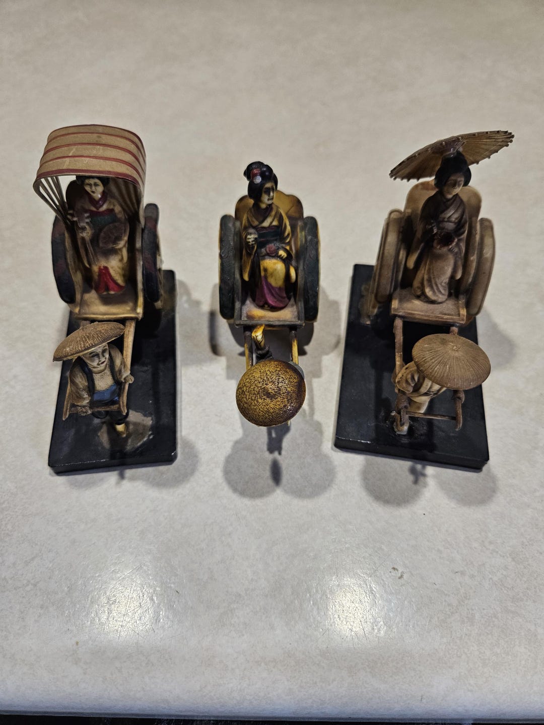 Set of Antique Rickshaw Carts - Etsy