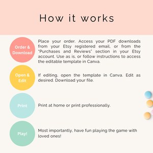 Order and download, open and use as is or edit, print, play the game with loved ones!
