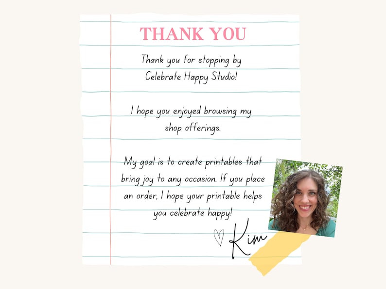 Thank you for stopping by Celebrate Happy Studio!
