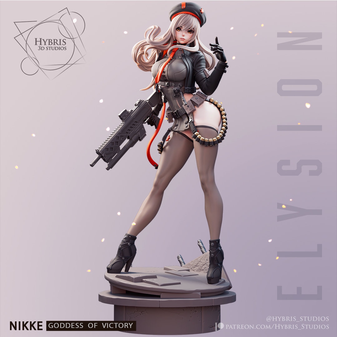 Nikke Rapture 3d Nikke Rapi 3D Printing Resin Model, GK Figurine, Game Miniature Models ...