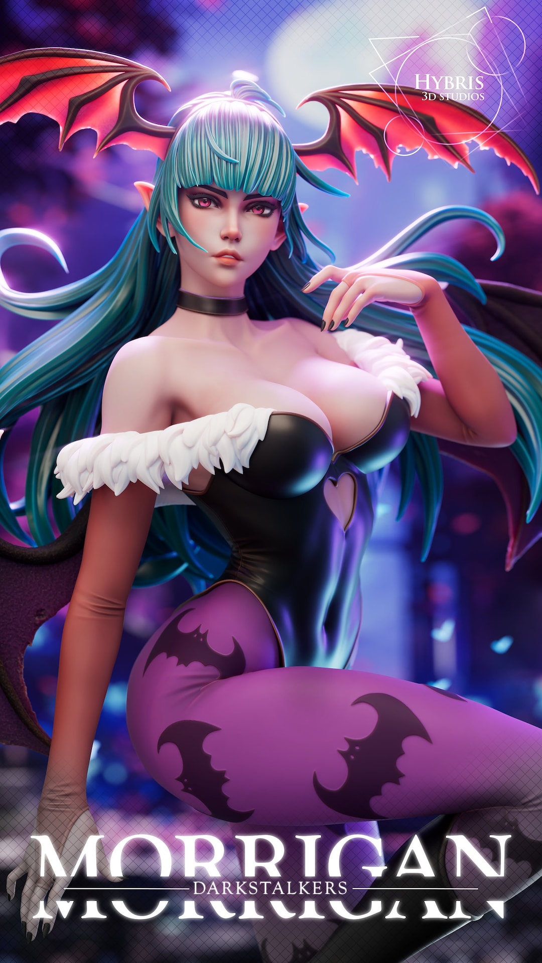 DARKSTALKERS: Morrigan Aensland 3D Printing Resin Model, GK Figurine, Game  Miniature Models - Etsy
