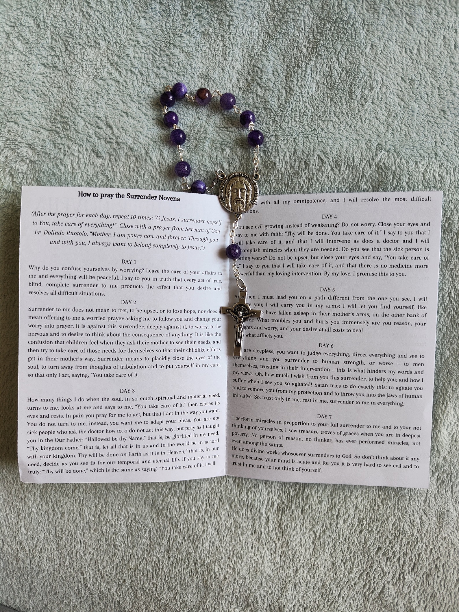 25 Cards of the Surrender Novena by Fr. Dolindo Ruotolo - Etsy