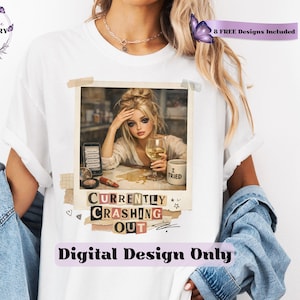 This Burnout Doll Meme PNG Bundle is packed with personality, attitude, and highly relatable humor your customers will instantly connect with. Featuring a trendy ransom letter PNG style paired with aesthetic doll imagery, this funny burnout PNG bundle captures real-life moods with phrases like emotionally unavailable, overstimulated and underpaid, running on iced coffee and anxiety, and more. Designed in a soft vintage aesthetic with modern meme humor, this bundle is perfect