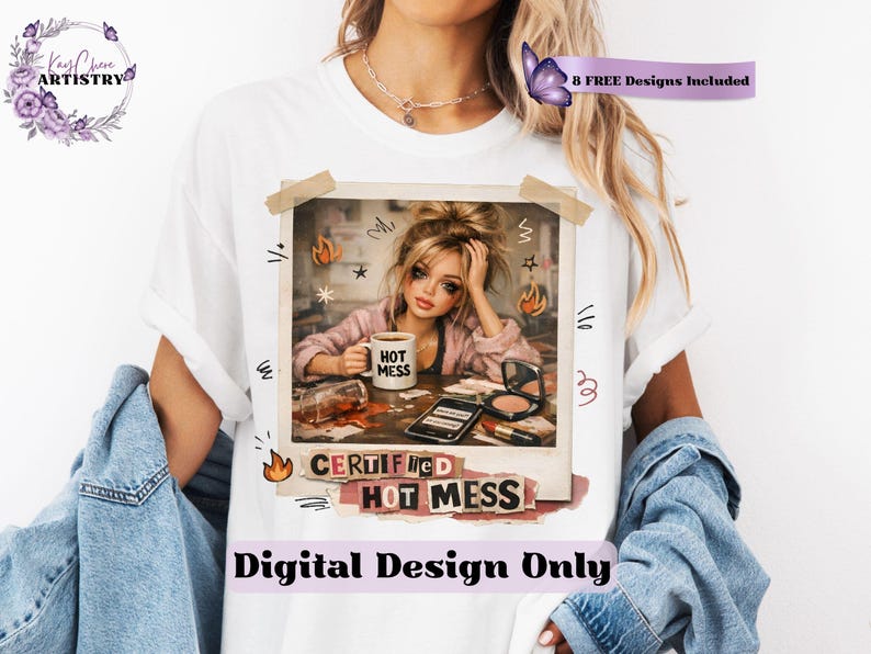 This Burnout Doll Meme PNG Bundle is packed with personality, attitude, and highly relatable humor your customers will instantly connect with. Featuring a trendy ransom letter PNG style paired with aesthetic doll imagery, this funny burnout PNG bundle captures real-life moods with phrases like emotionally unavailable, overstimulated and underpaid, running on iced coffee and anxiety, and more. Designed in a soft vintage aesthetic with modern meme humor, this bundle is perfect