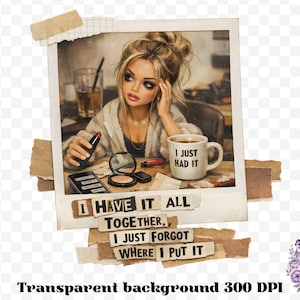 This Burnout Doll Meme PNG Bundle is packed with personality, attitude, and highly relatable humor your customers will instantly connect with. Featuring a trendy ransom letter PNG style paired with aesthetic doll imagery, this funny burnout PNG bundle captures real-life moods with phrases like emotionally unavailable, overstimulated and underpaid, running on iced coffee and anxiety, and more. Designed in a soft vintage aesthetic with modern meme humor, this bundle is perfect