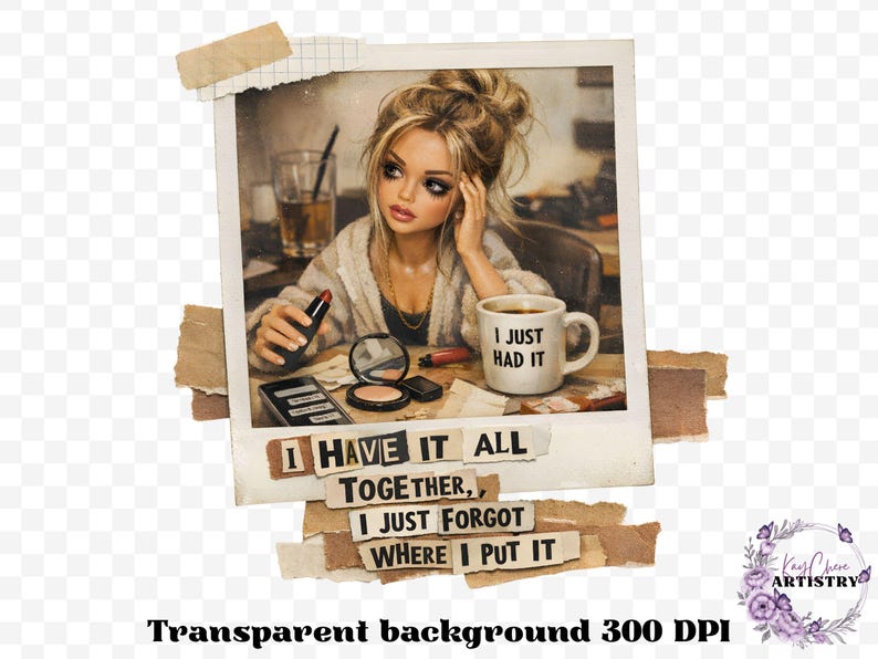This Burnout Doll Meme PNG Bundle is packed with personality, attitude, and highly relatable humor your customers will instantly connect with. Featuring a trendy ransom letter PNG style paired with aesthetic doll imagery, this funny burnout PNG bundle captures real-life moods with phrases like emotionally unavailable, overstimulated and underpaid, running on iced coffee and anxiety, and more. Designed in a soft vintage aesthetic with modern meme humor, this bundle is perfect