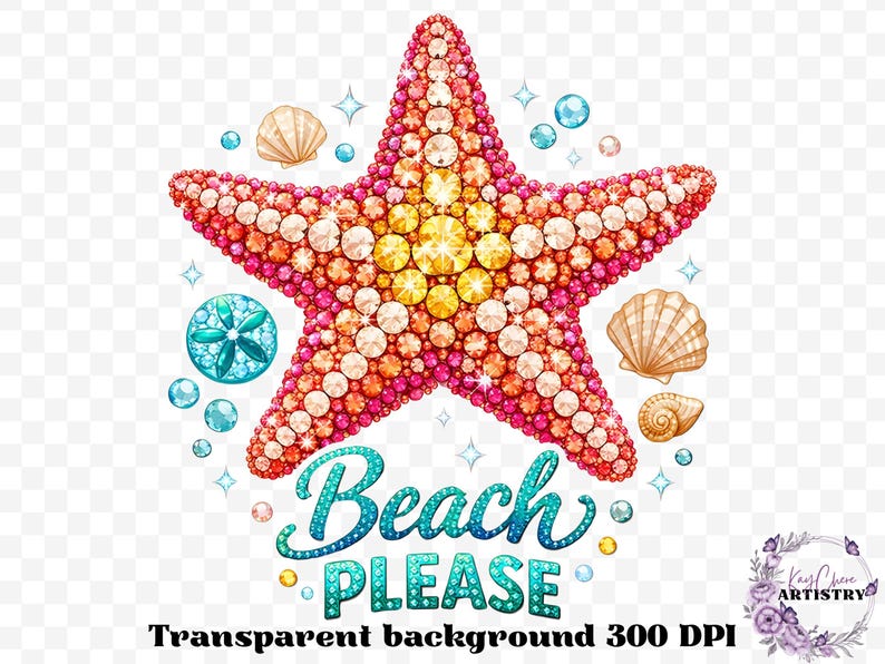 Bring the sparkle of summer to your creations with this stunning Rhinestone Beach PNG Bundle! This eye-catching beach lover PNG bundle features a vibrant collection of 18 high-quality summer beach PNG designs including waves, sea turtles, seahorses, starfish, flip flops, beach quotes, tropical drinks, and vacation graphics. Each design is created in a dazzling rhinestone style with bold turquoise, coral, gold, and ocean-inspired tones, making this the perfect tropical vacation PNG bundle