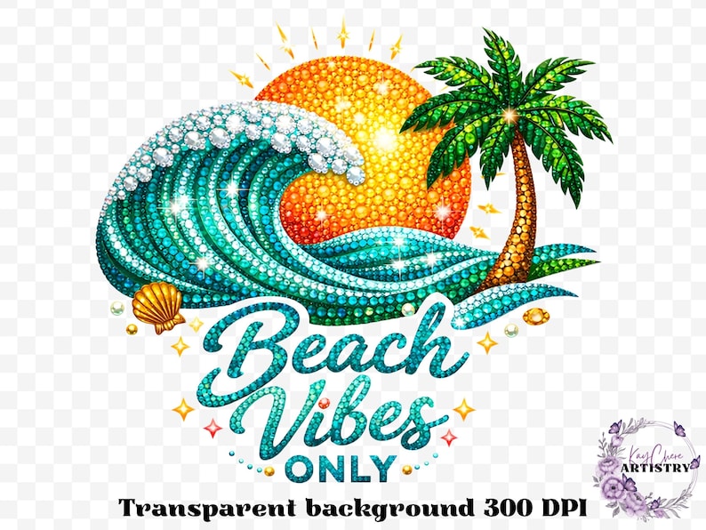 Bring the sparkle of summer to your creations with this stunning Rhinestone Beach PNG Bundle! This eye-catching beach lover PNG bundle features a vibrant collection of 18 high-quality summer beach PNG designs including waves, sea turtles, seahorses, starfish, flip flops, beach quotes, tropical drinks, and vacation graphics. Each design is created in a dazzling rhinestone style with bold turquoise, coral, gold, and ocean-inspired tones, making this the perfect tropical vacation PNG bundle