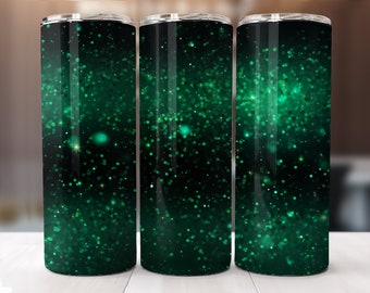 Green glitter tumbler, Skinny tumbler, Tumbler download, Digital tumbler, green tumbler