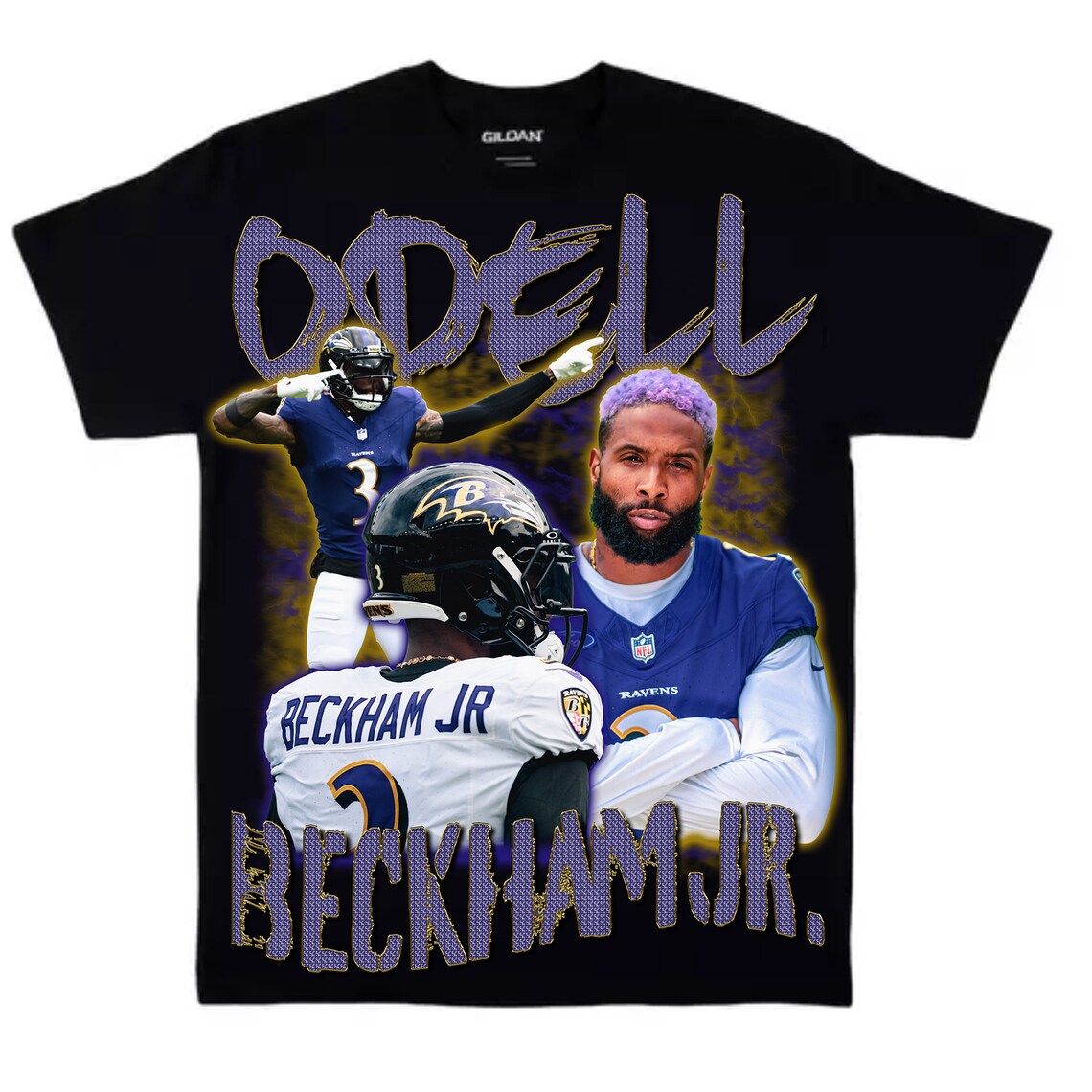 Odell Beckham Jr Png, Odell Beckham Jr T-shirt PNG, Odell Beckham Jr ...