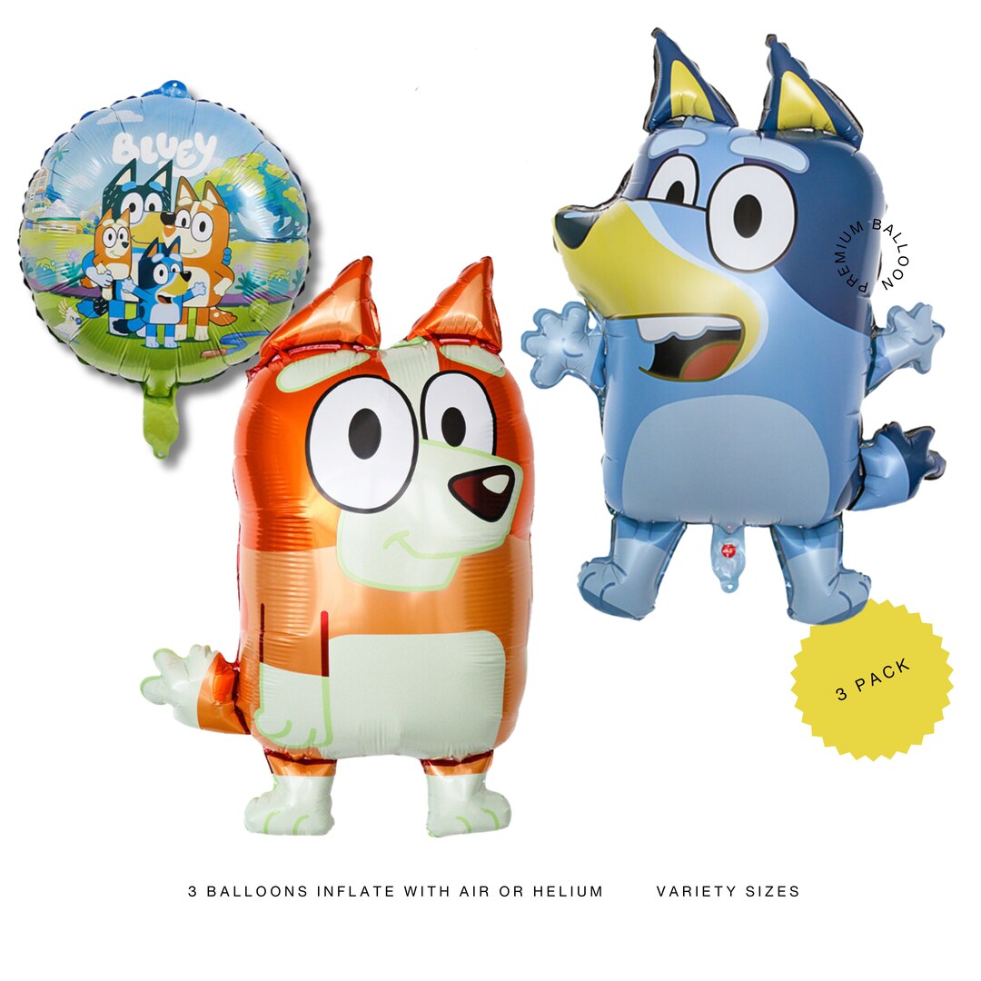 Bluey Birthday Balloon Bluey and Bingo Bluey Party Wackadoo Heeler Dog