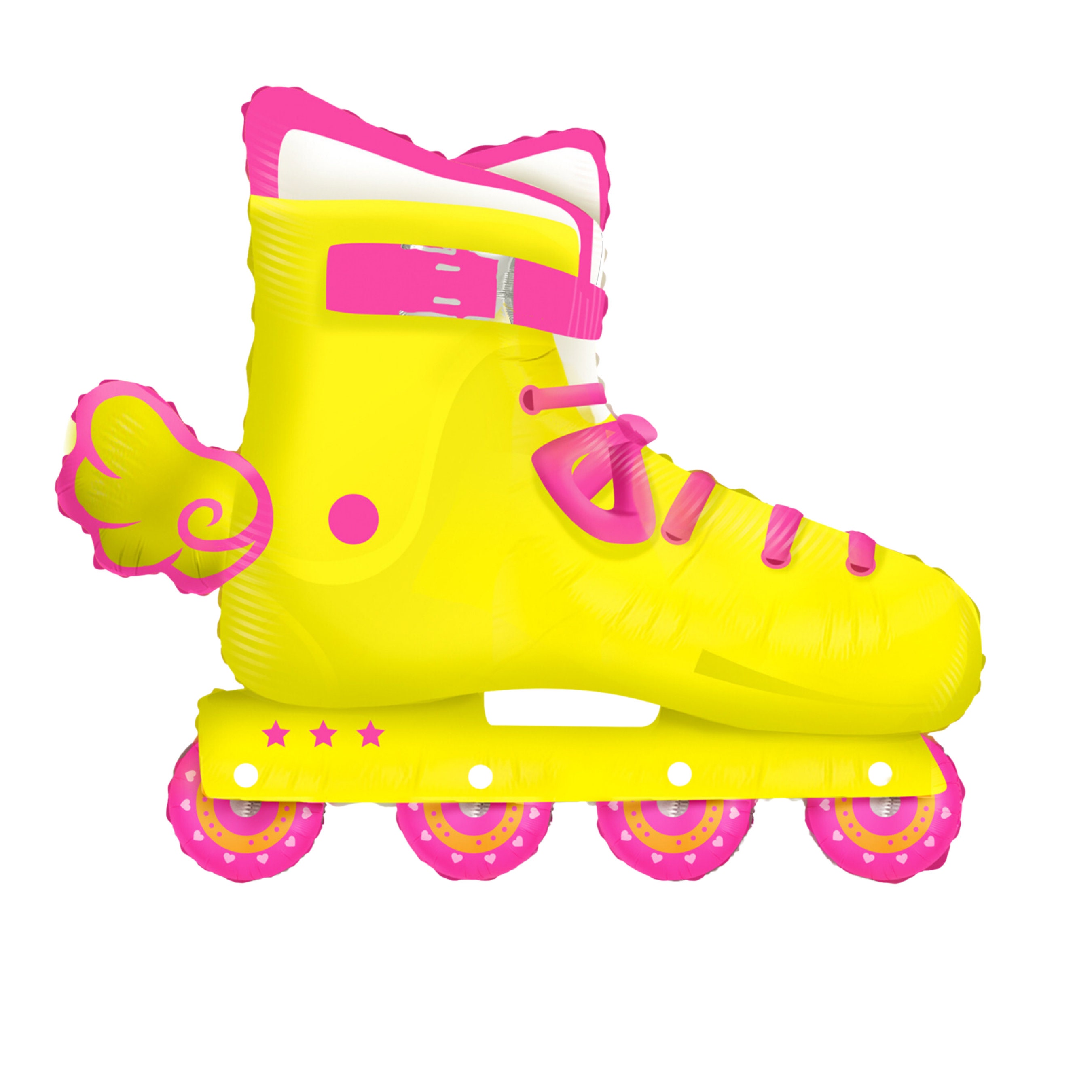 Roller Skate Balloon 70s Party decor Neon Party Barbie Party Skate Balloon Neon Balloon Neon Skate Balloon