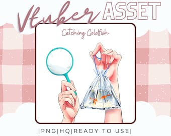 Vtuber Asset - Gold Fish - Vtube Studio