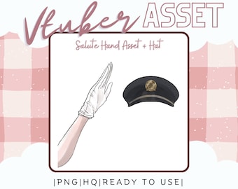 Vtuber Asset - Police Salute - Vtube Studio