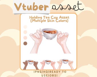 Tea Cup | Vtuber Asset | Accessory for Live2D