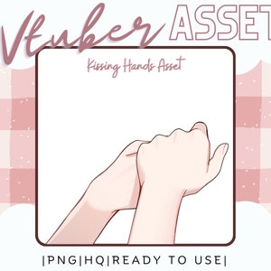 Vtuber Asset Hand Asset Kissing Hand