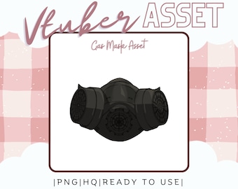 Vtuber Asset Gas Mask Costume Channel Point Redeem Funny Cool