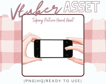 Vtuber Asset - Prise de photo - Vtube Studio - Accessoire de diffusion en continu pour Live2D