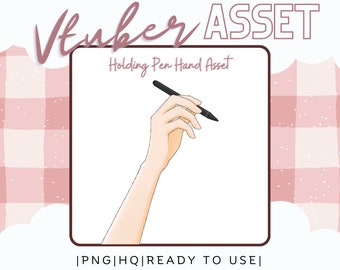 Vtuber Asset Hand Asset Holding Pen