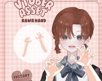 Mano Rawr / Activo/Accesorio para Vtuber en Live2D