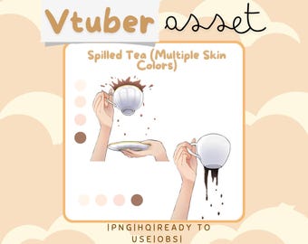 Vtuber Asset - Drinking Tea - Vtube Studio
