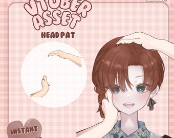 Accesorio de mano para VTuber para VTube Studio, accesorio de mano para streamers, accesorio de canje de Twitch