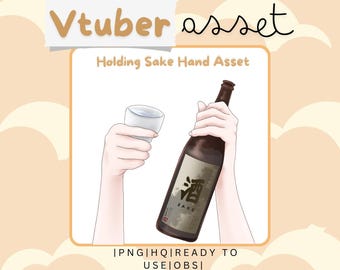Zasób Vtubera - Butelka Sake - Vtube Studio