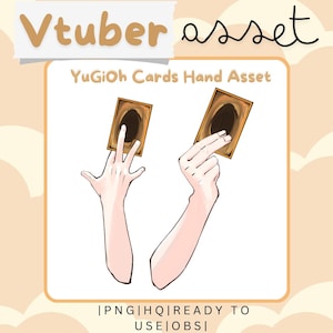 Vtuber Material Yu-Gi-Oh! HandVermögen halten Karten
