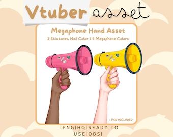 Zasób Vtubera - Megafon - Vtube Studio
