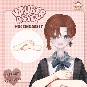 Hugging Arms | Vtuber Asset | Hand Accessory for Live2D