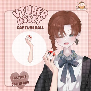 Capture Ball | Vtuber Asset | Hand Accessory for Live2D