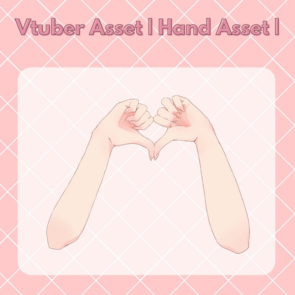 Heart Hand Asset - Etsy