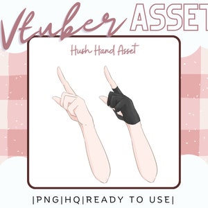 Vtuber Asset Hand Hush Hand Asset